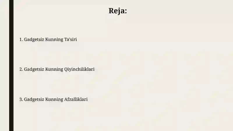 Gadjetlarsiz bir kun 2