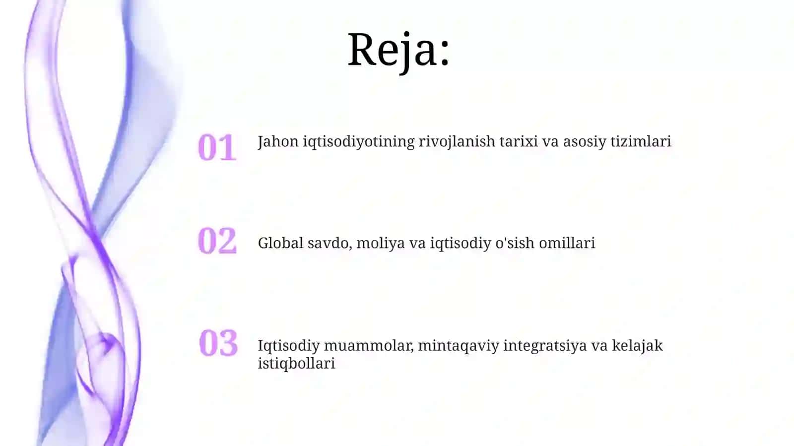 Jahon xujaligi va uning evalutsiyasi 2
