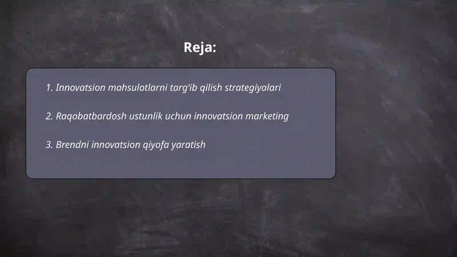 Innovatsion Marketing 2