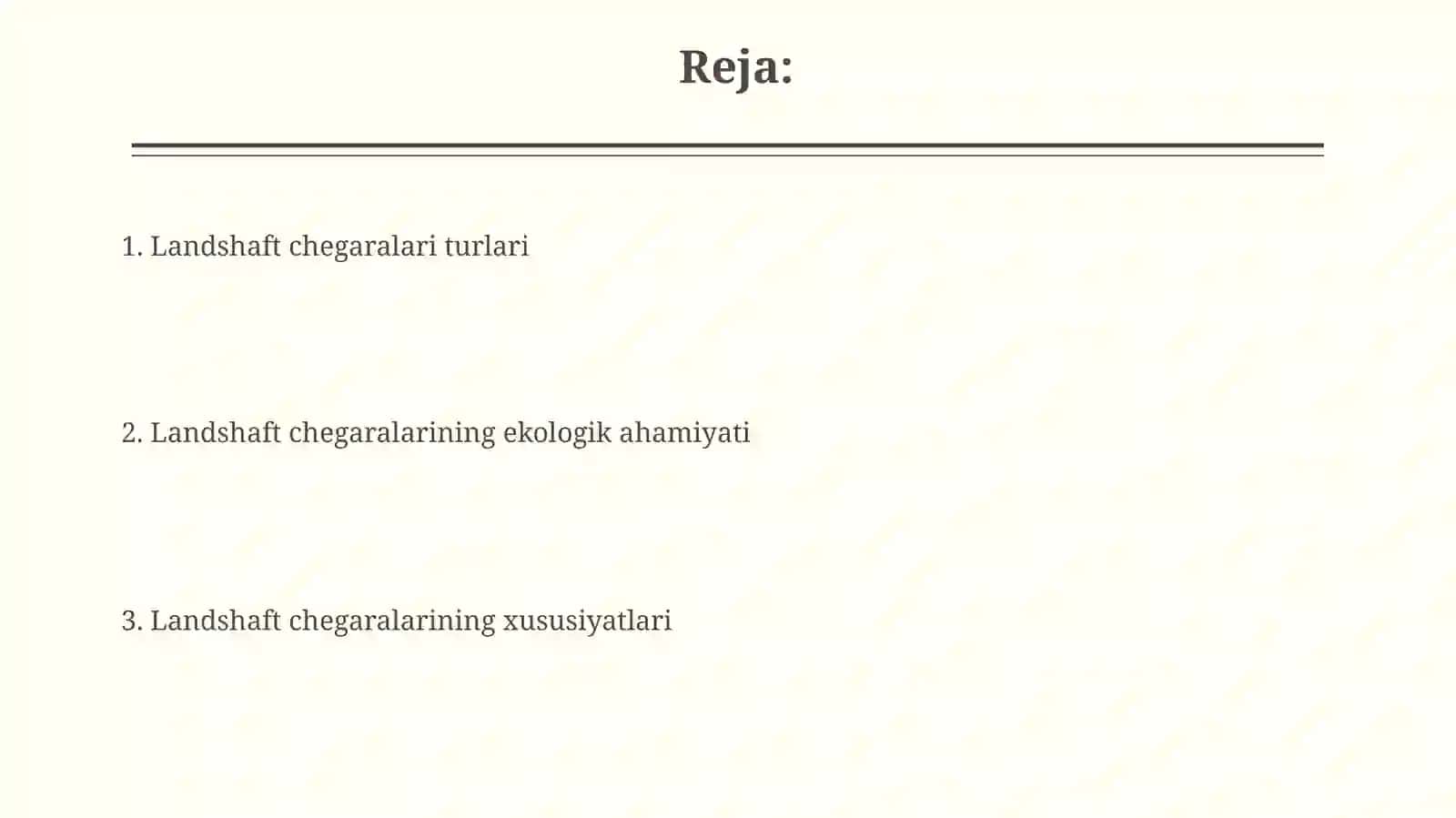Landshaftlarni chegarasi 2