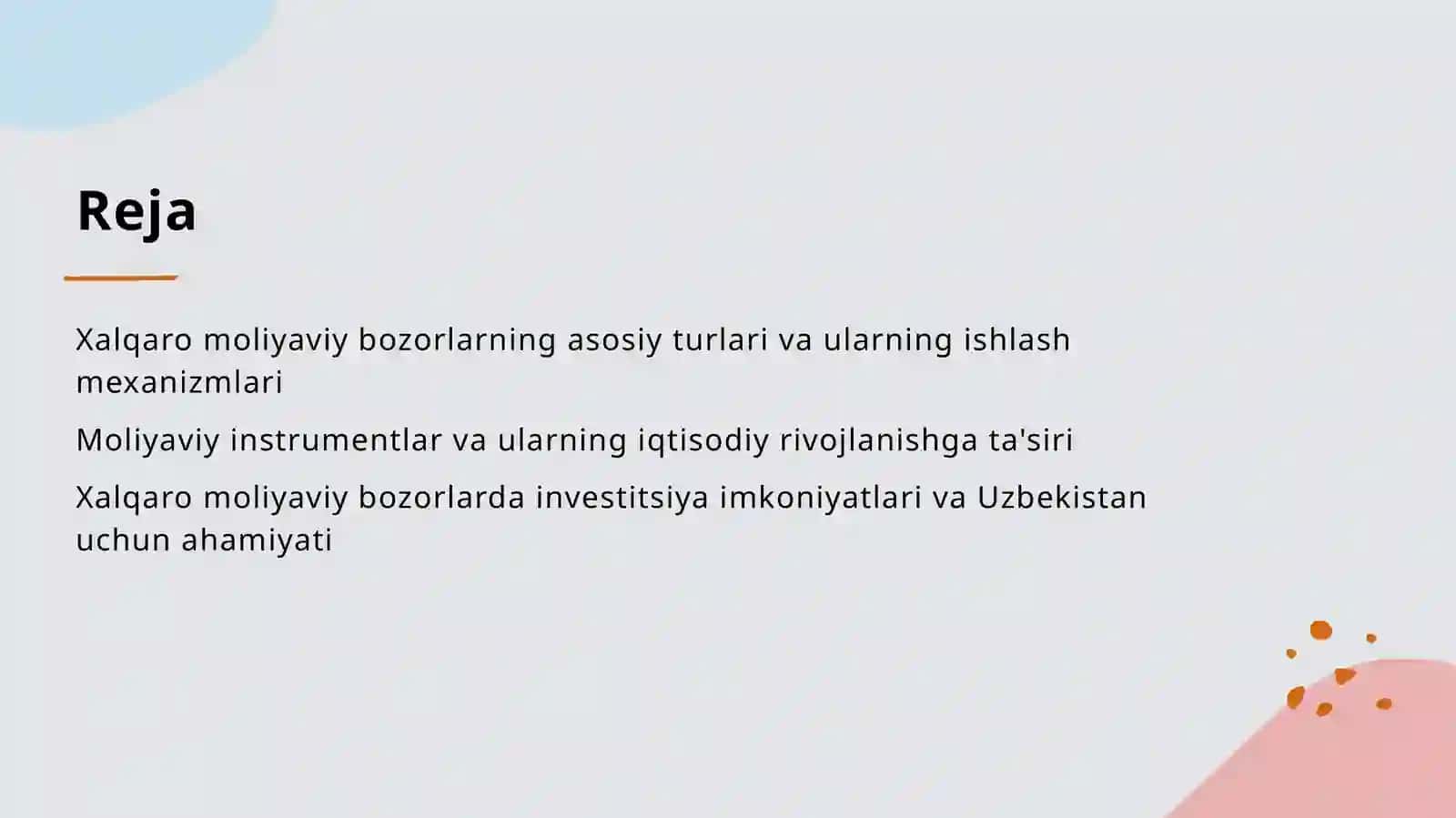 Xalgaro moliyaviy bozorlar va ularning funksiyalari 2