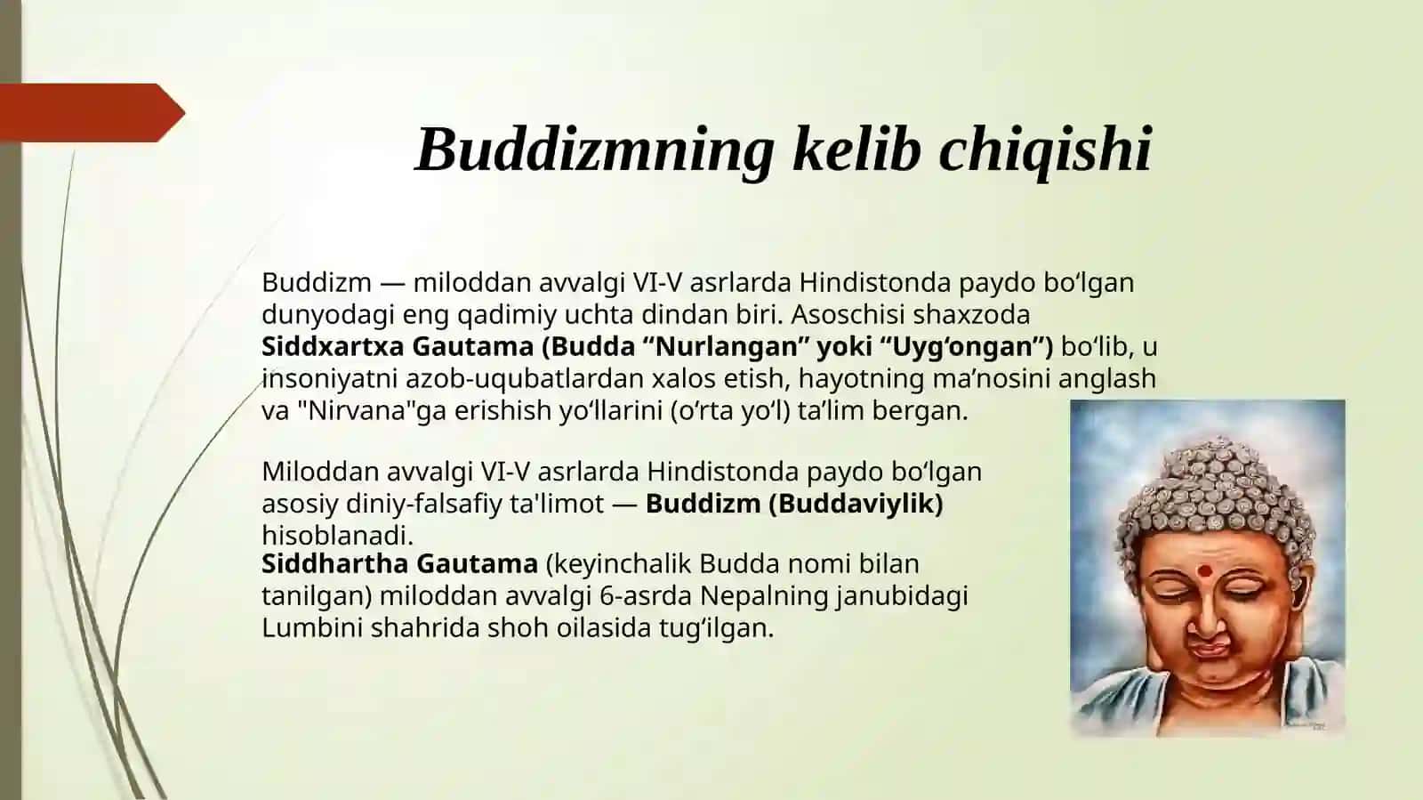 Buddizmning kelib chiqishi 2