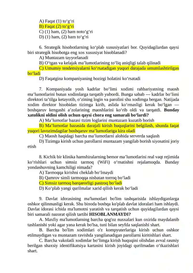 Axborotni boshqarish 2