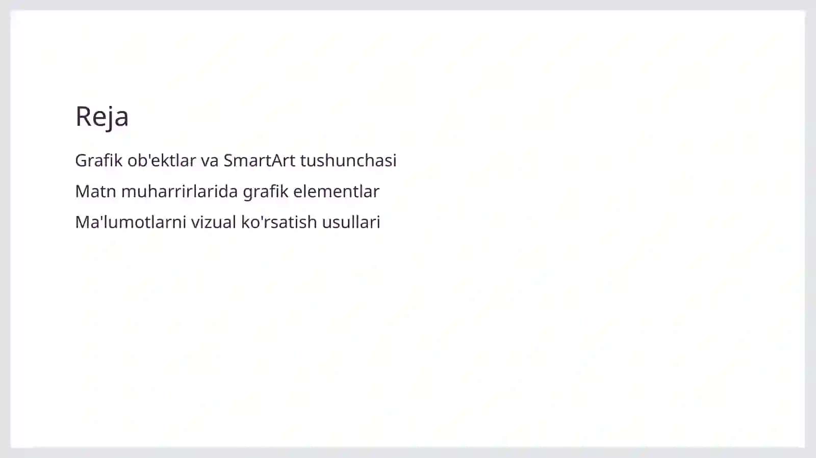Grafik ob'ektlar va SmartArt 2