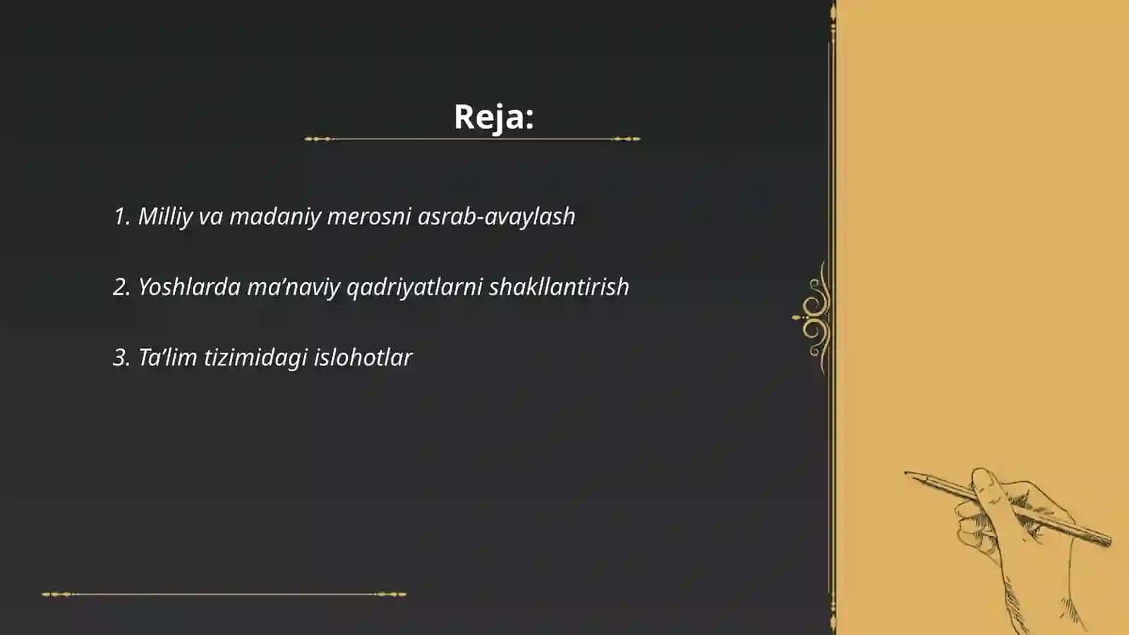 Milliy va madaniy merosni asrab-avaylash 2