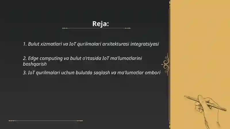 Bulut hizmatlari va IoT qurilmalari 2