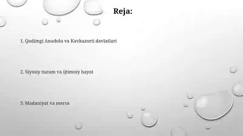 Qadimgi Kichik Osiyo va Kavkazorti davlatlari 2