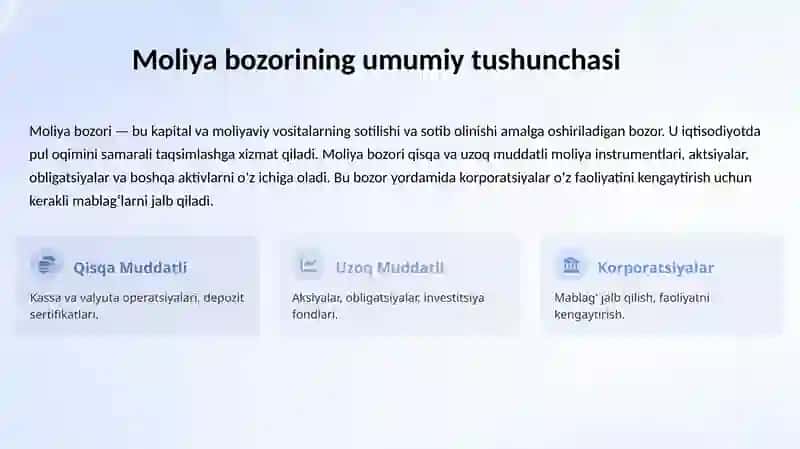Moliya bozorida korporatsiyalar 2