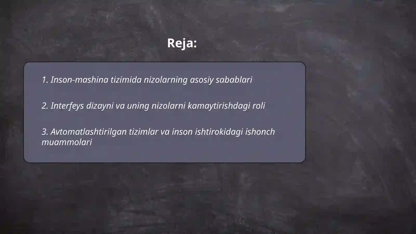 Inson mashina tizimida nizolar va ularni oldini olish yollari 2
