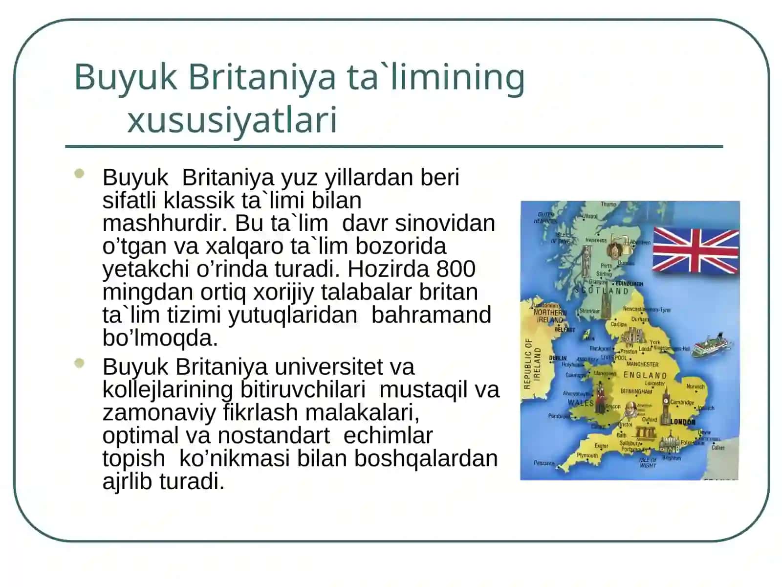 Buyuk Britаniya tа`limi tizimi 2