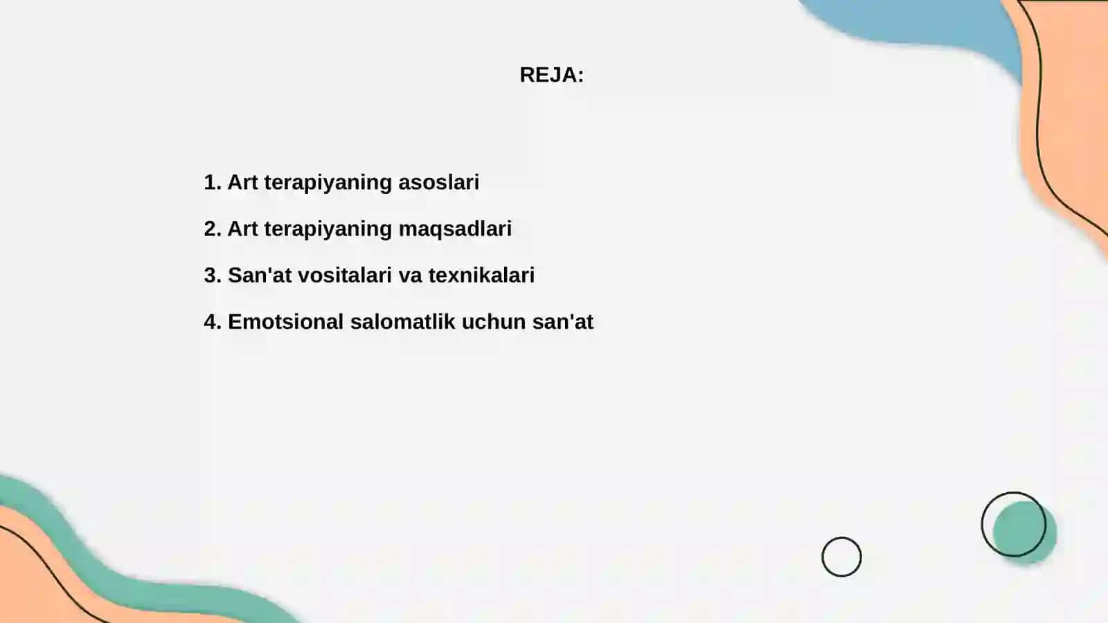 Art terapiya treninglari 2