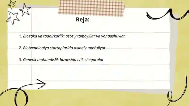 Bioetika va tadbirkorlik 2