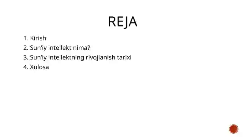 Sun’iy intellekt (AI) va Mashina o‘rganish 2