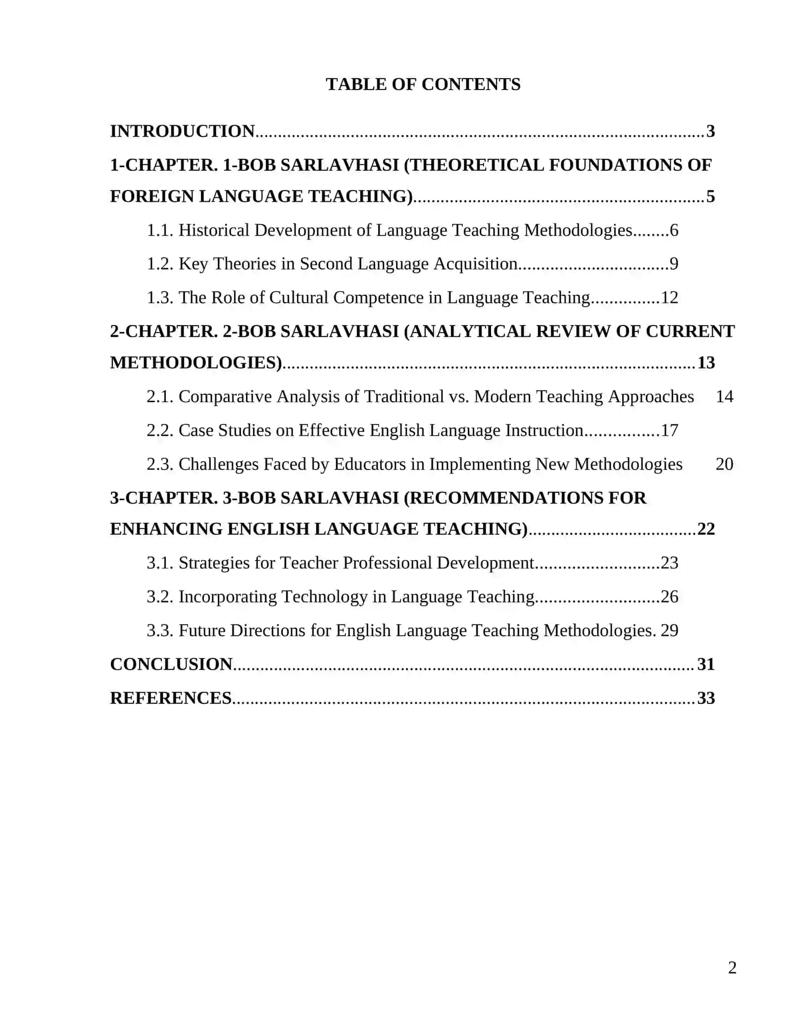 BOB SARLAVHASI (THEORETICAL FOUNDATIONS OF FOREIGN LANGUAGE TEACHING) 2