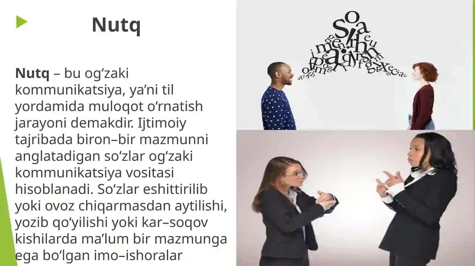 Nutqning psixologik tasnifi 2