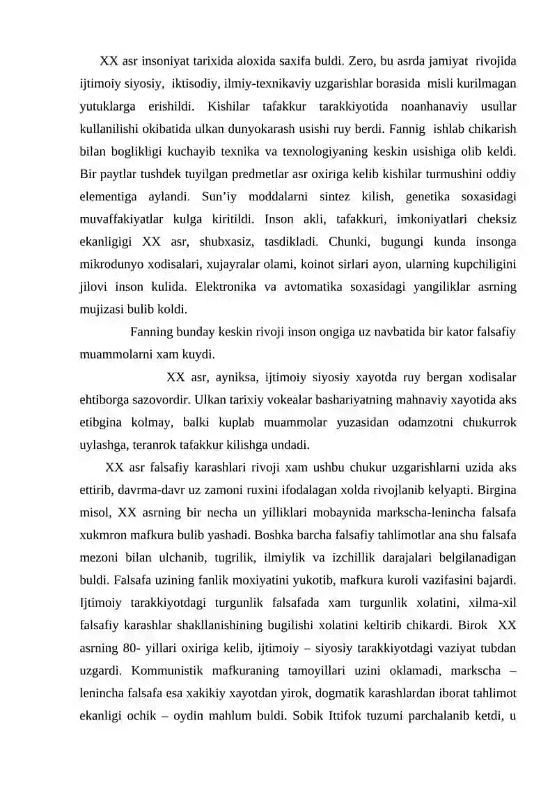 XIX – XX asr o`zbek falasafasi 2