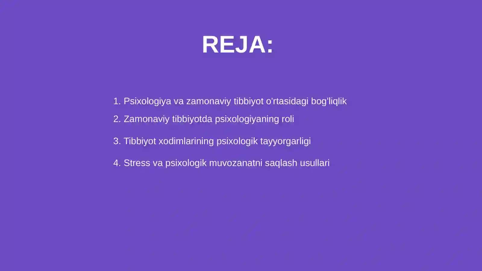 Psixologiya va Zamonaviy Tibbiyot 2