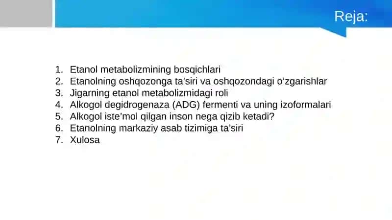 Etil spirti. Alkogolizmning organizmga ta'siri 2