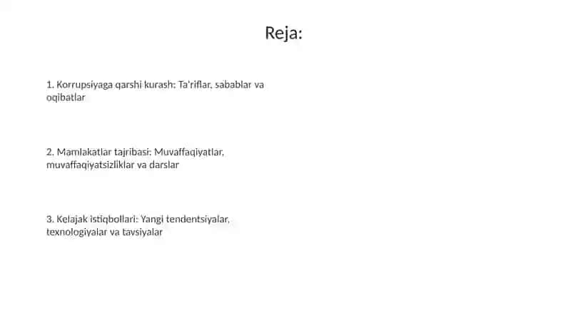 Korrupsiyaga qarshi kurashda jahon tajribasi 2
