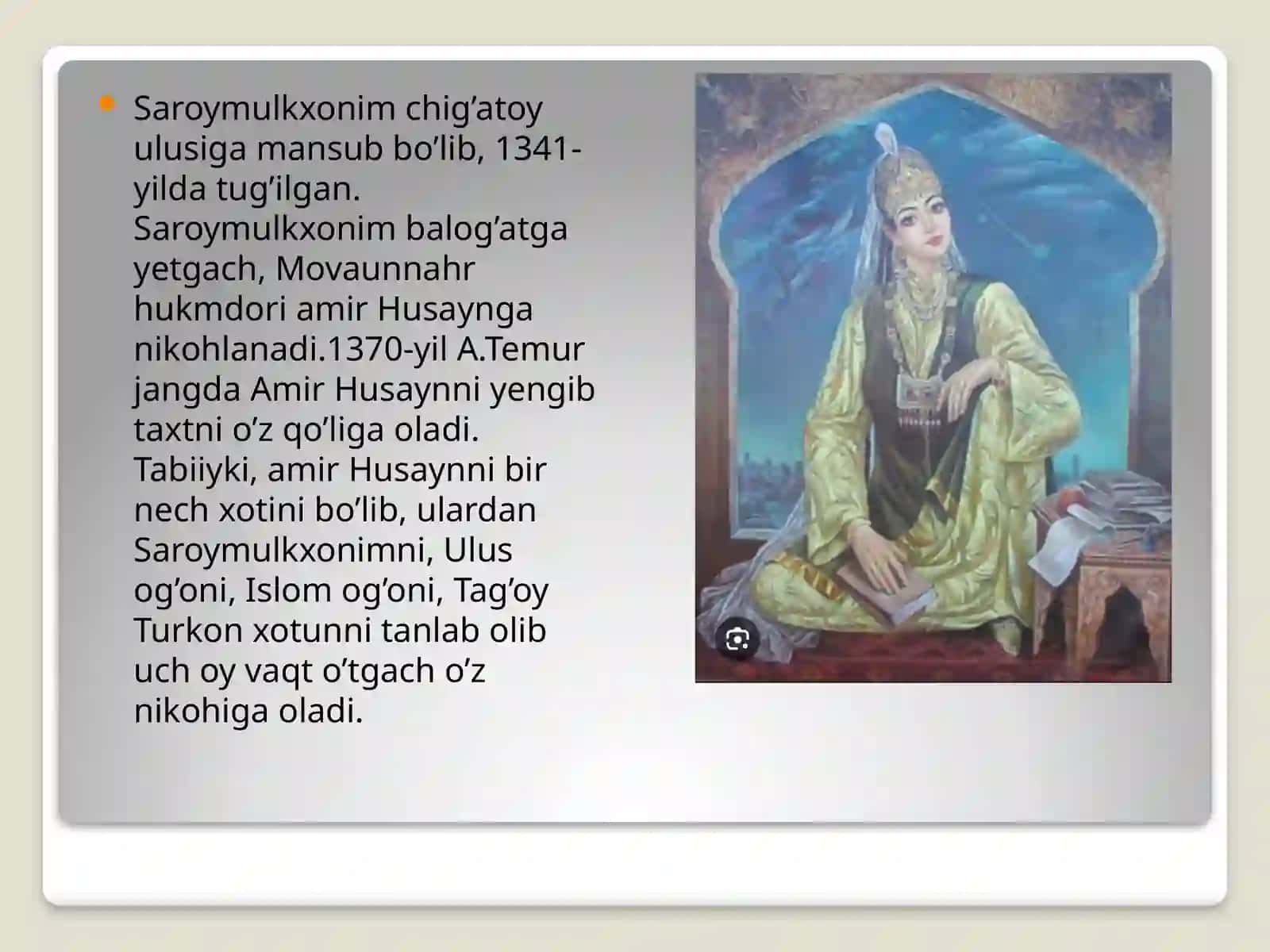 Temuriy malikalar 2