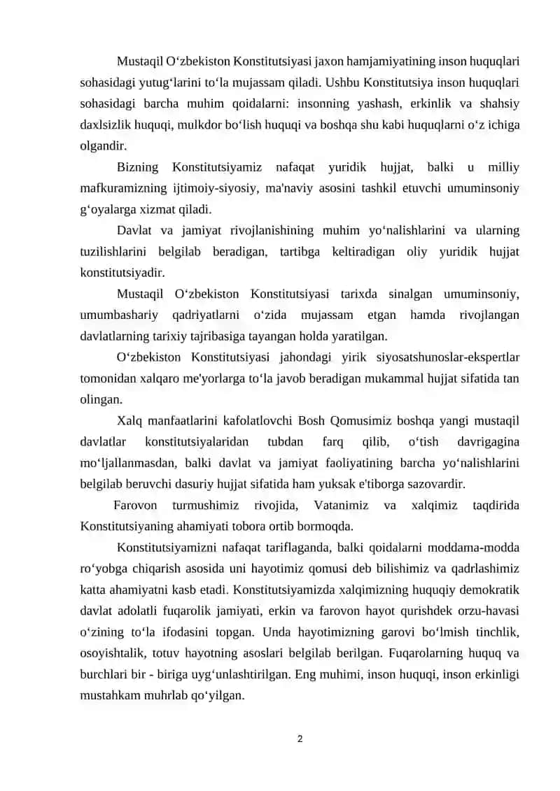 Konstitutsiya - baxtimiz qomusi! 2