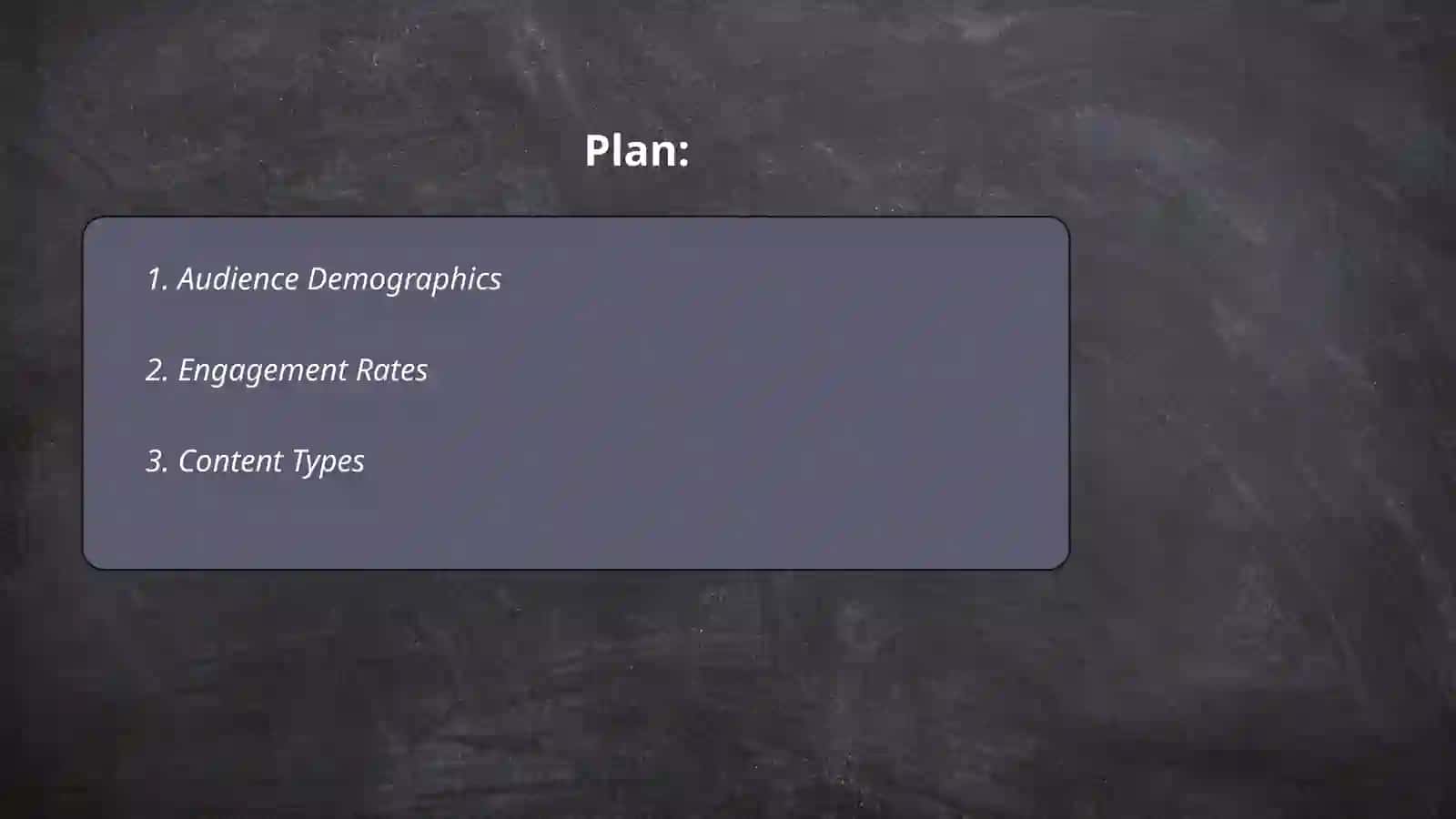 Audience Demographics 2