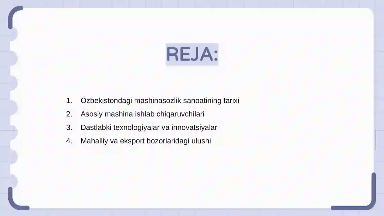 Ózbekistonda mashinasozlik 2
