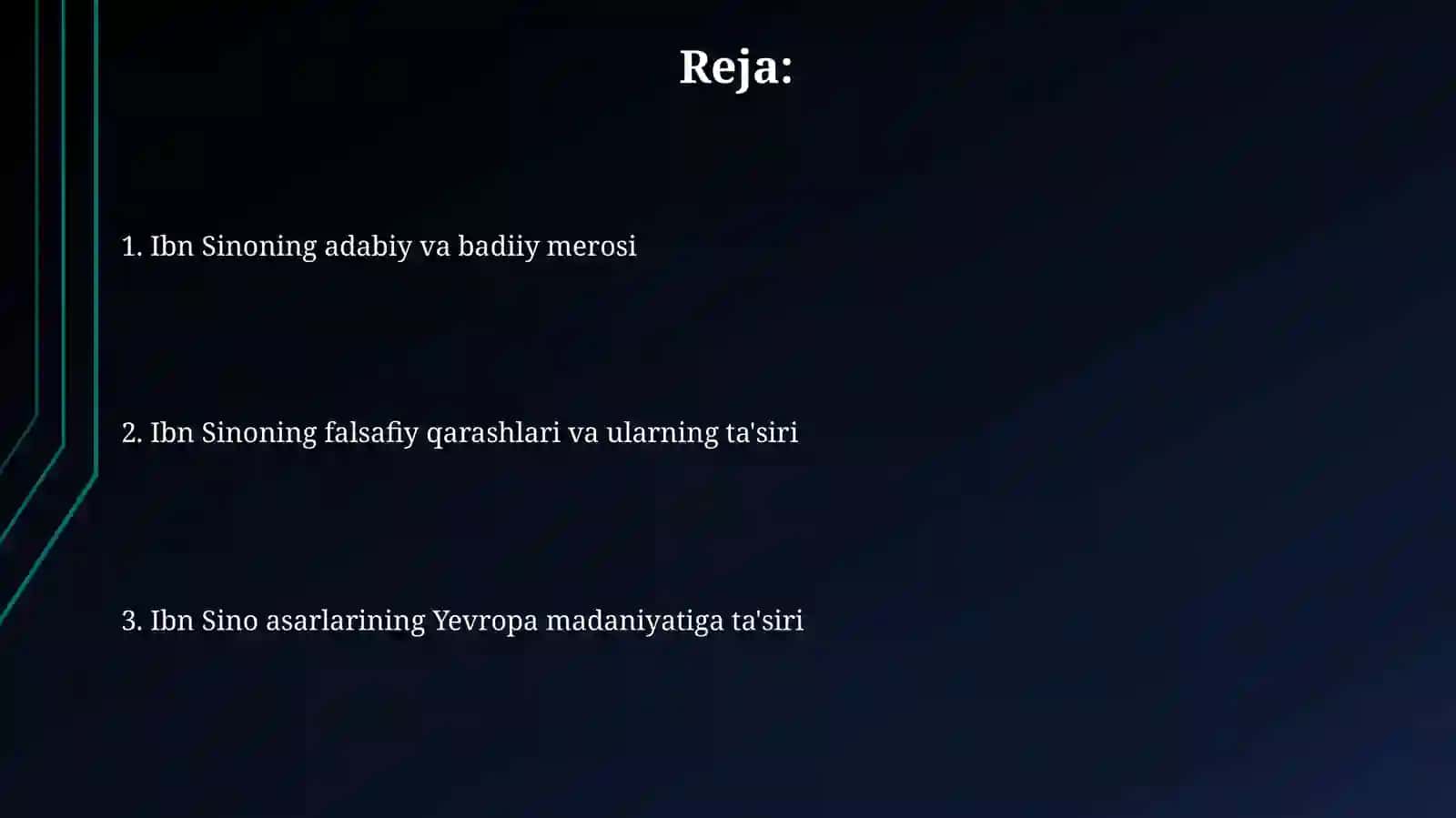 Ibn Sino asarlari badiiyat 2