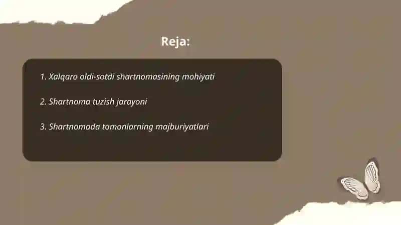 Xalqaro oldi-sotdi shartnomasi 2