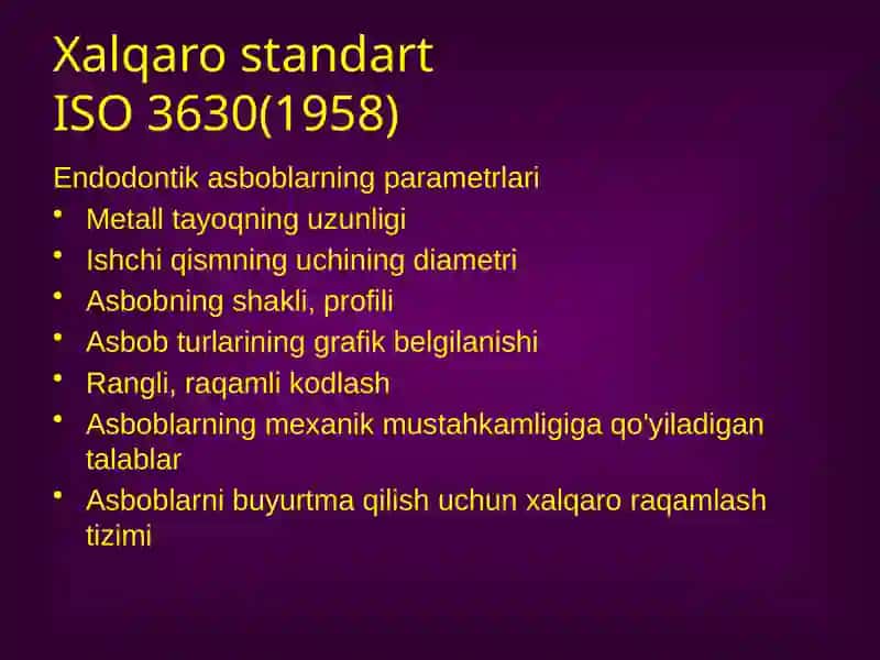 Endodontik asbob uskunalar 2