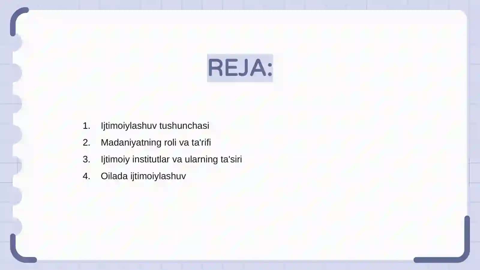 Ijtimoiylashuv va madaniyat 2