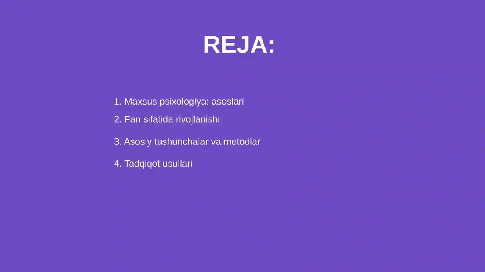 Maxsus psixologiya: asoslari 2