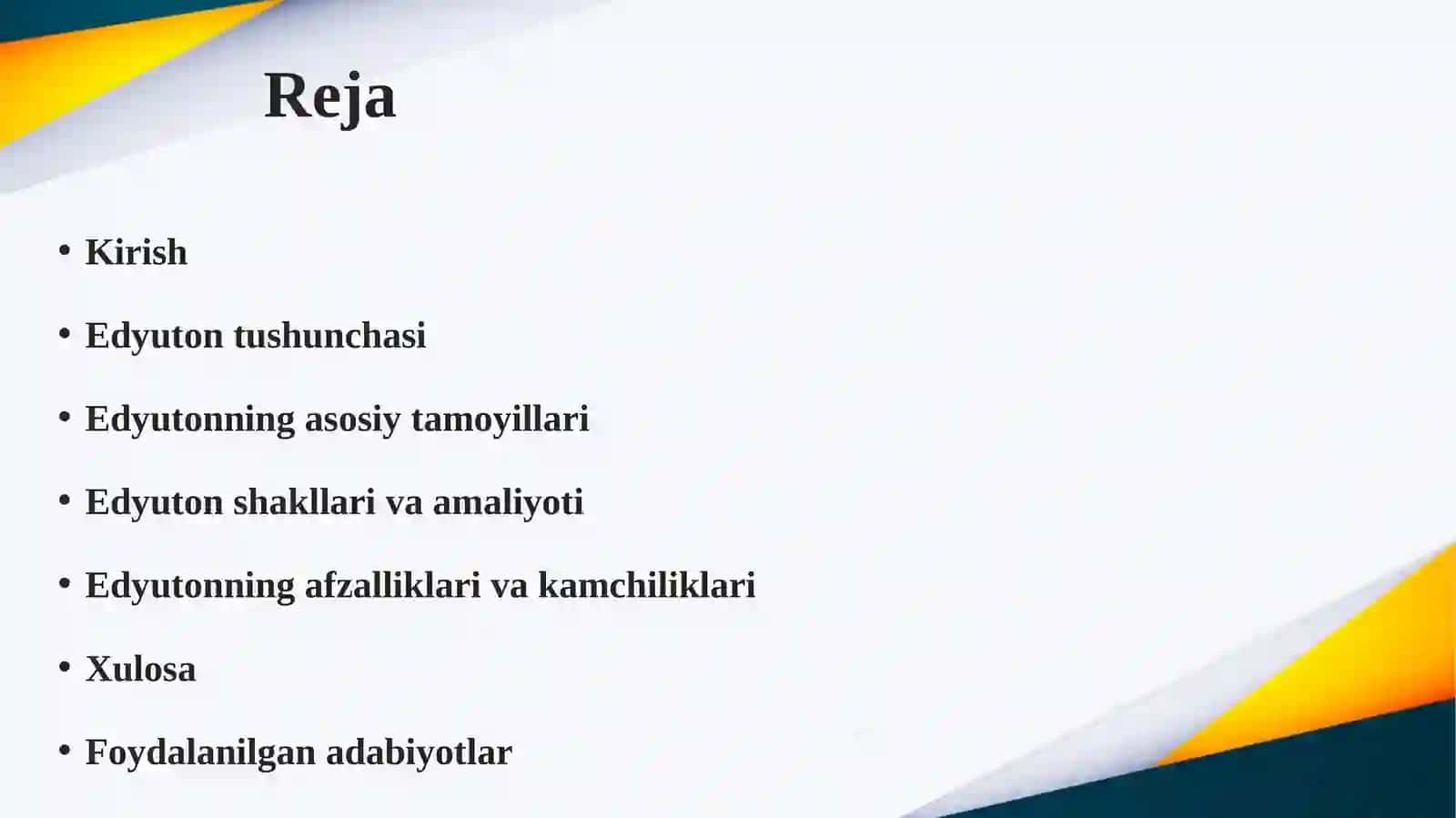 EDYUTON KONSEPSIYASI 2