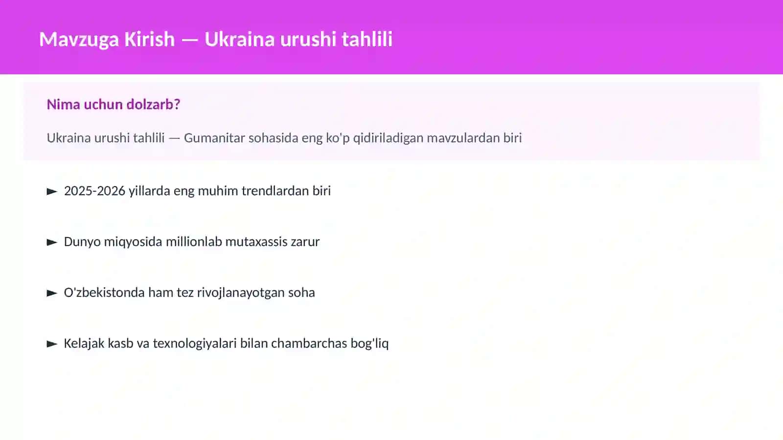 Ukraina urushi tahlili 2