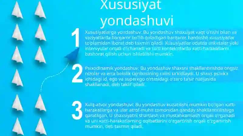 Xususiyat yondashuvi 2