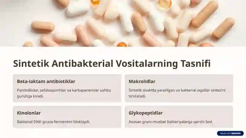Sintetik Antibakterial Vositalar 2
