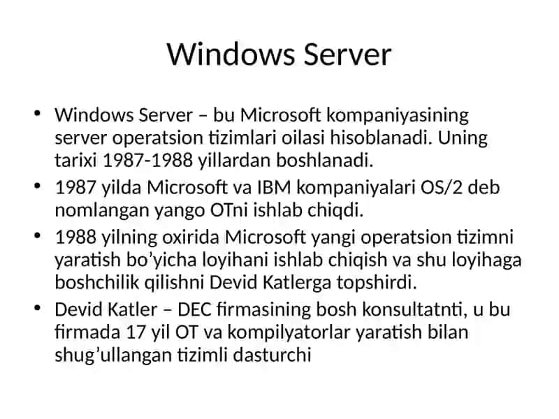 Windows Server 2