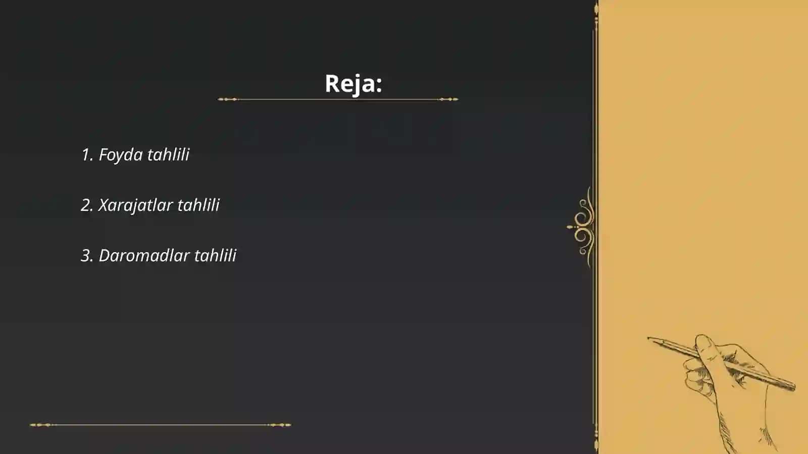 Iqtisodiy tahlil usullari 2