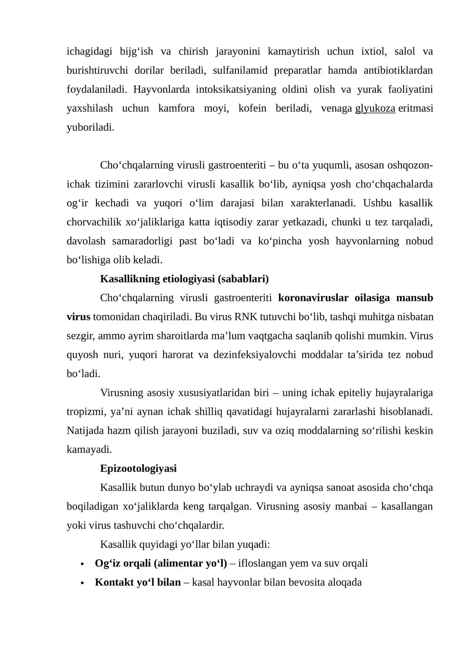 Cho'chqalarning Virusli gastroenterit 2