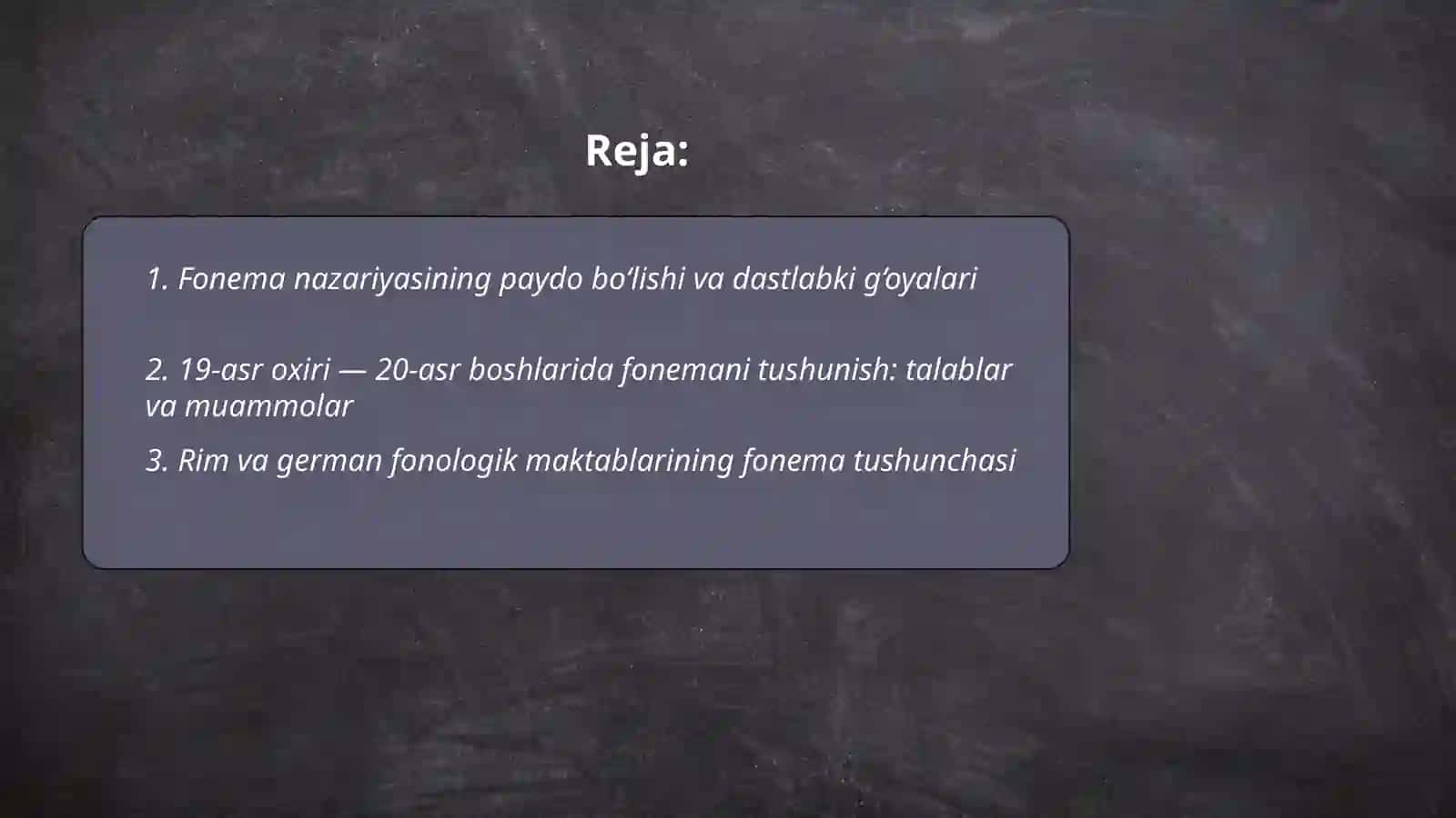 Fonema nazariyasi tarixidan 2