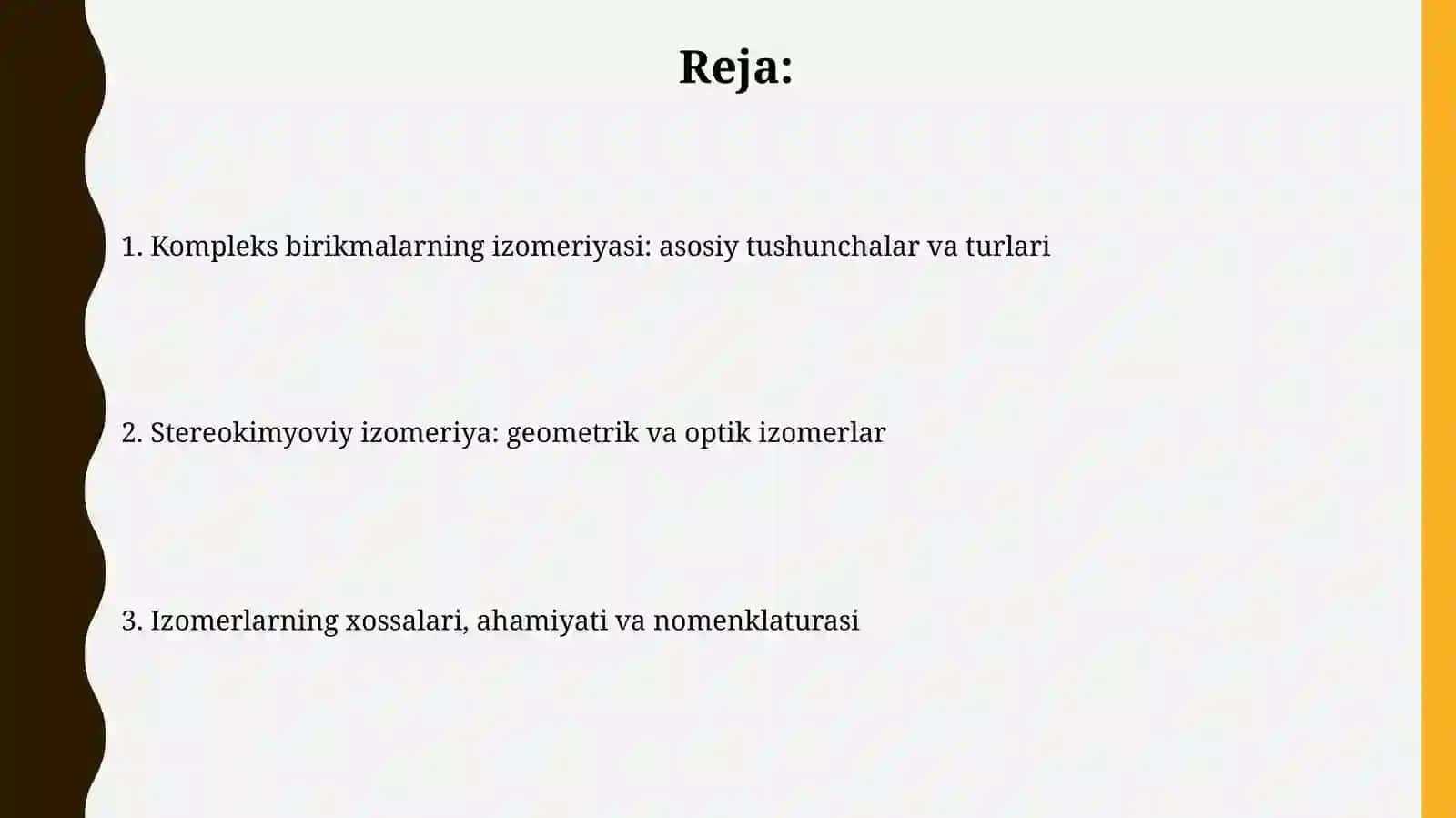 Kompleks birikmalar izomeriyasi 2