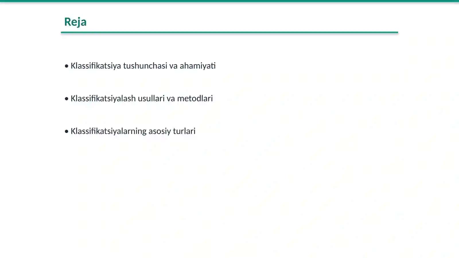 Klassifikatsiyalar va ularning turlari 2