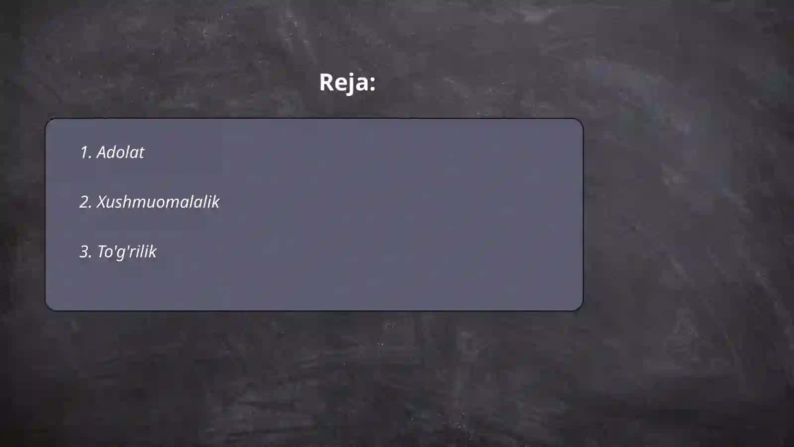 "Qutadg'u bilig" asaridagi odob-axloq qoidalari 2