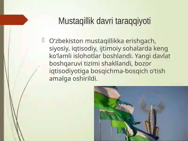 O‘zbekiston mustaqil taraqqiyot yo‘lida 2