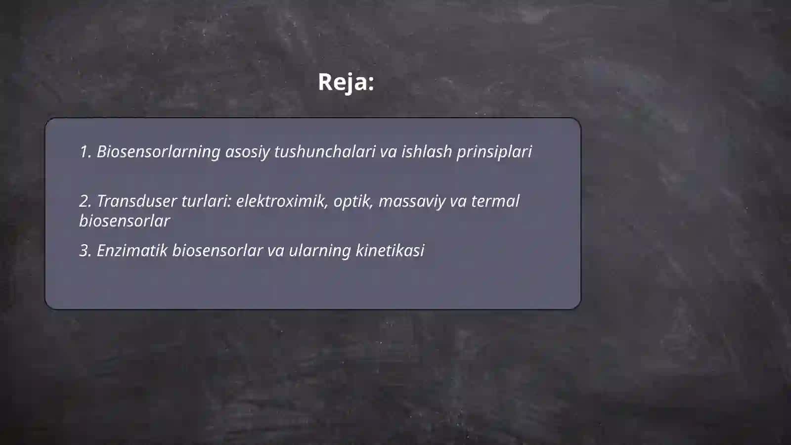Biotexnologiyada ishlatiladigan biosensorlar va ularning qõllanilishi 2