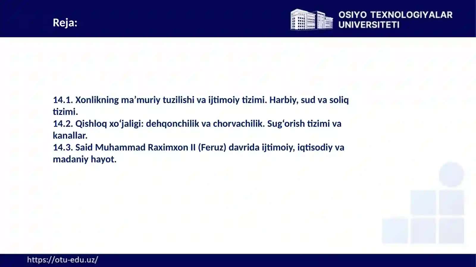 XIVA XONLIGINING SIYOSIY, IJTIMOIY-IQTISODIY HAYOTI 2