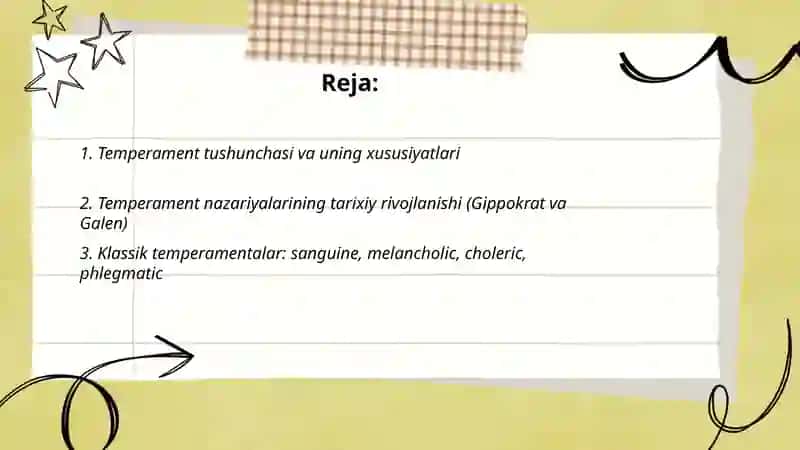 Temperament va uning nazariyalari 2