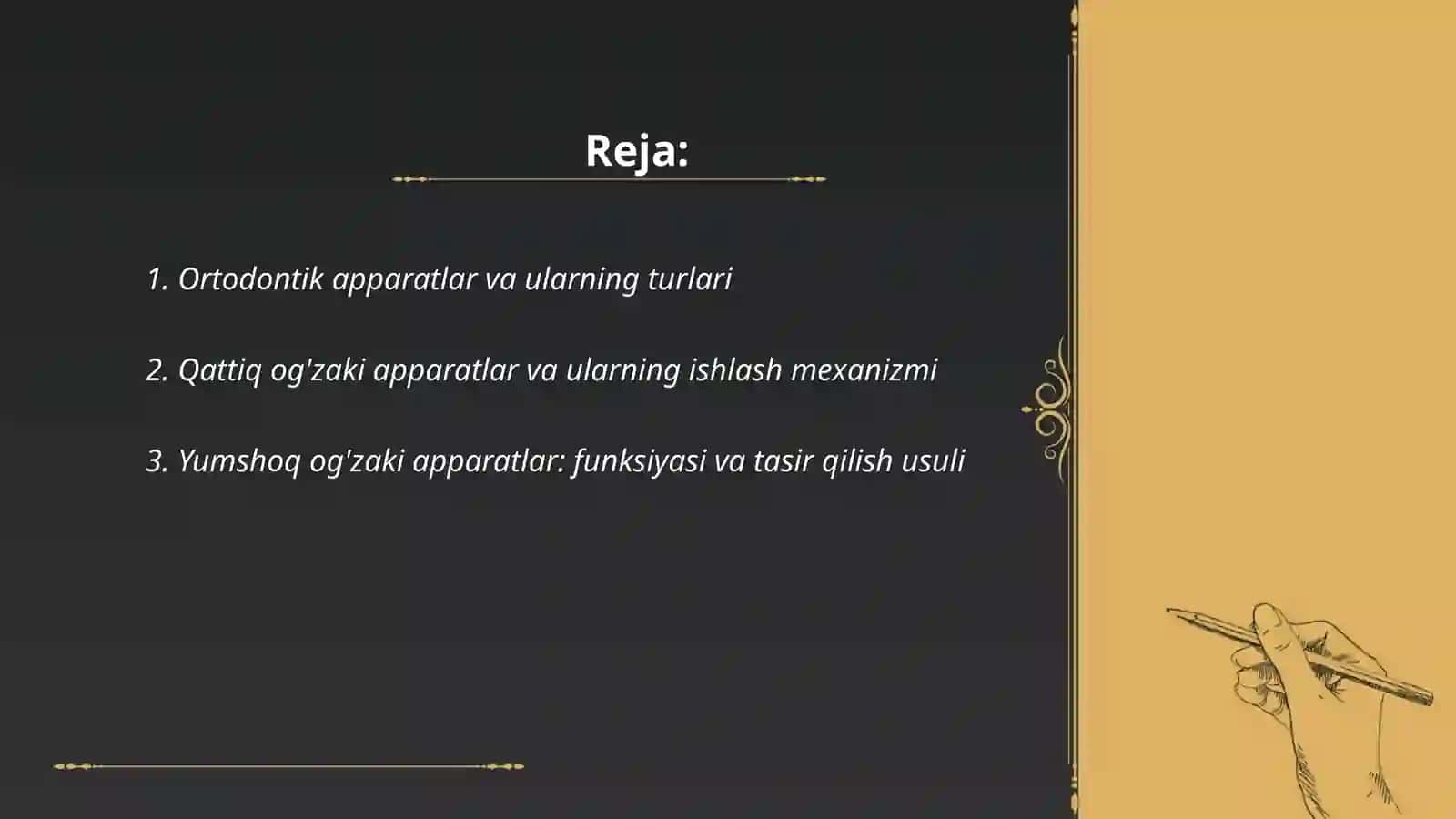 Ortodontik apparatlar va ularning turlari 2
