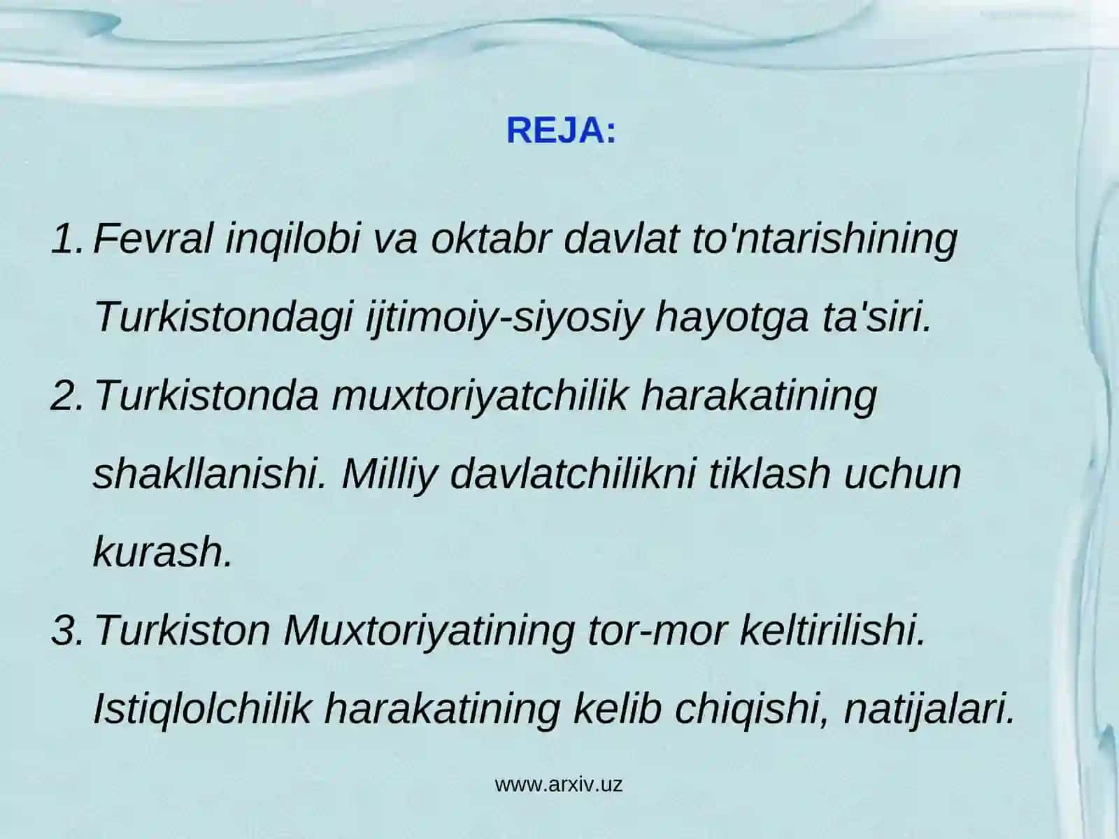 Turkiston muxtoriyati 2