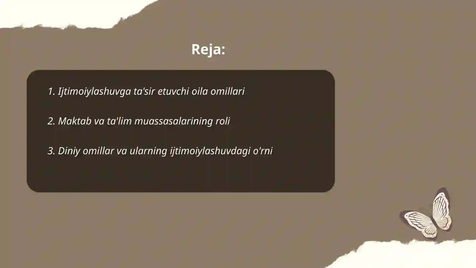 Ijtimoiylashuv omillari va vositalari 2